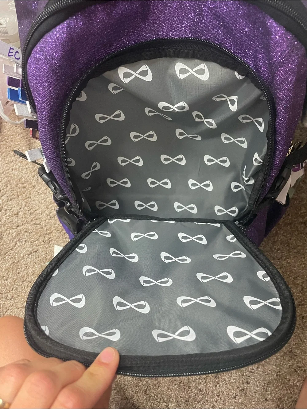 NFINITY COLOR SPARKLE CHEER BACKPACK